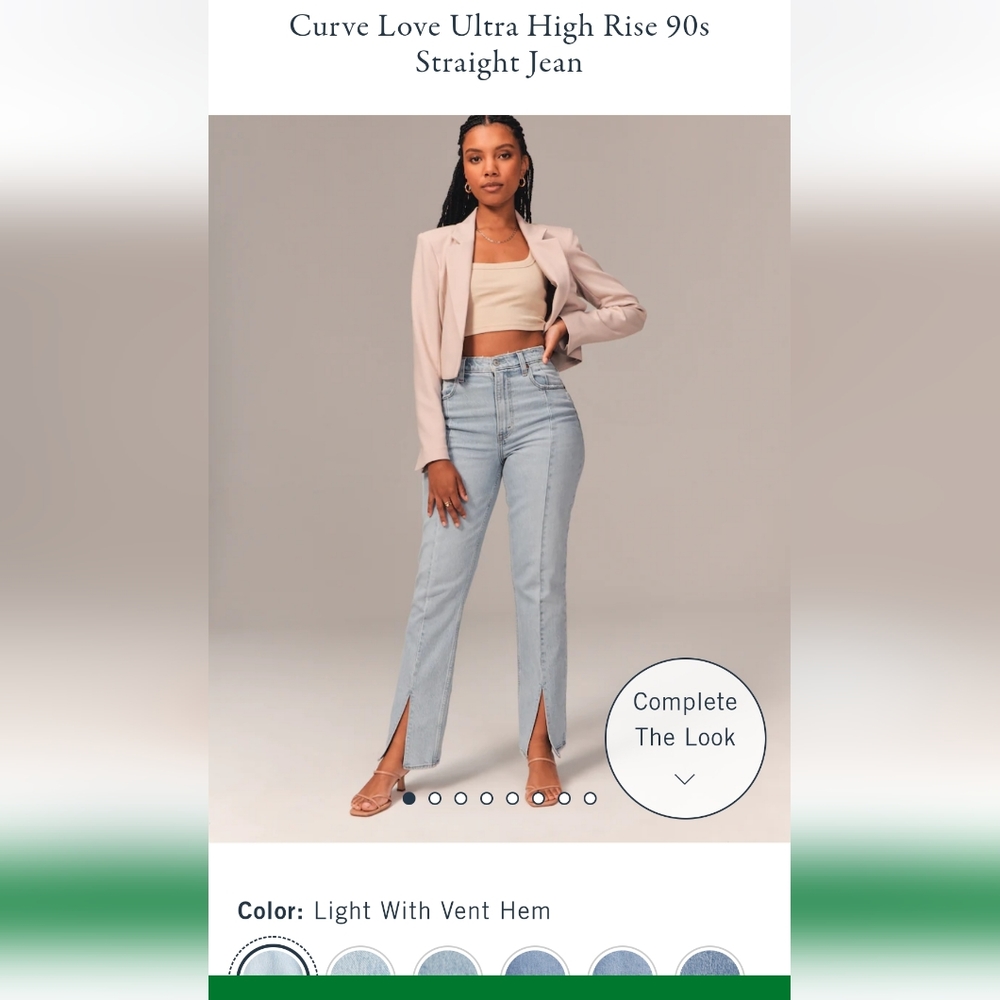 Abercrombie & Fitch curve love jeans